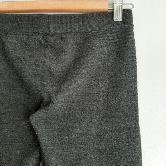 MOTH / Anthropologie Wool Blend Fine Knit Pull-On Comfy Legging Pants Gray Sz XS - Picture 10 of 14